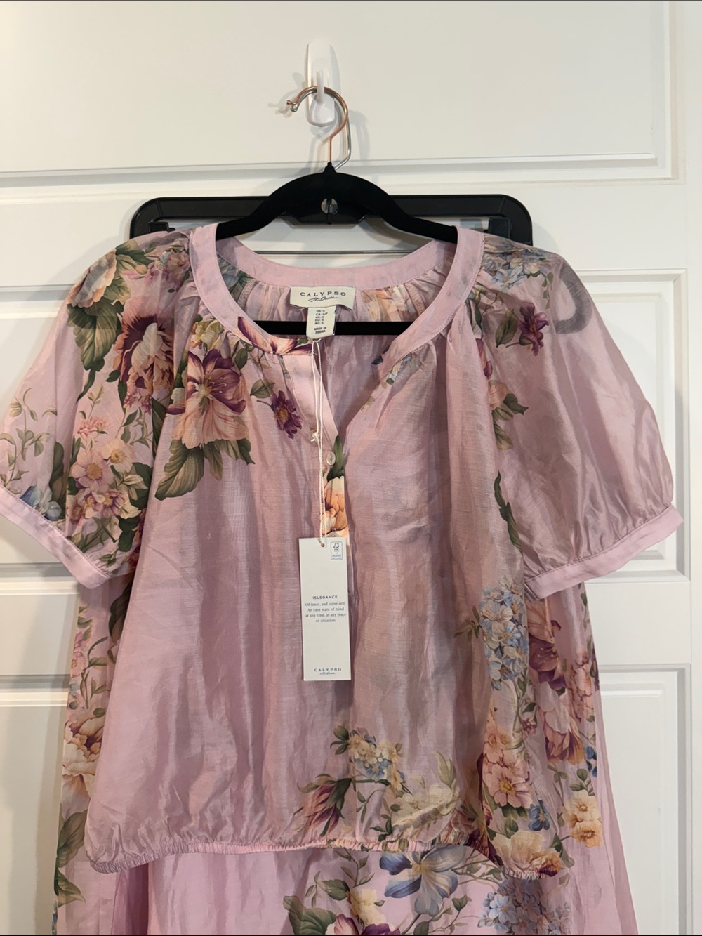 calypso st barth Floral Print Ruffle Embellishment Skirt Set small NWT - Picture 2 of 12